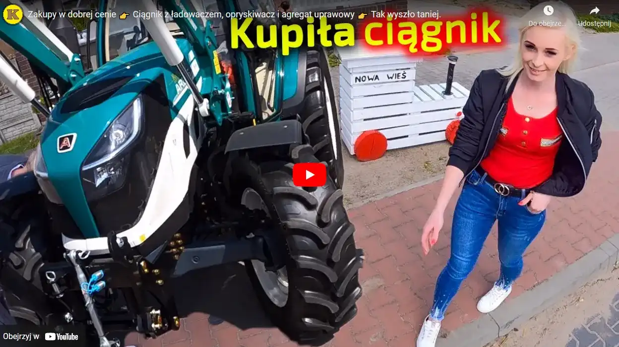 kupiła dobry ciągnik arbos od korbanka 