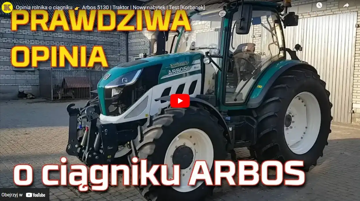 opinia o ciągniku arbos 