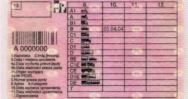 prawo jazdy