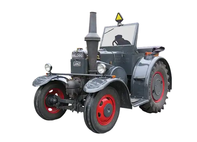 Traktorek na silnik parowy